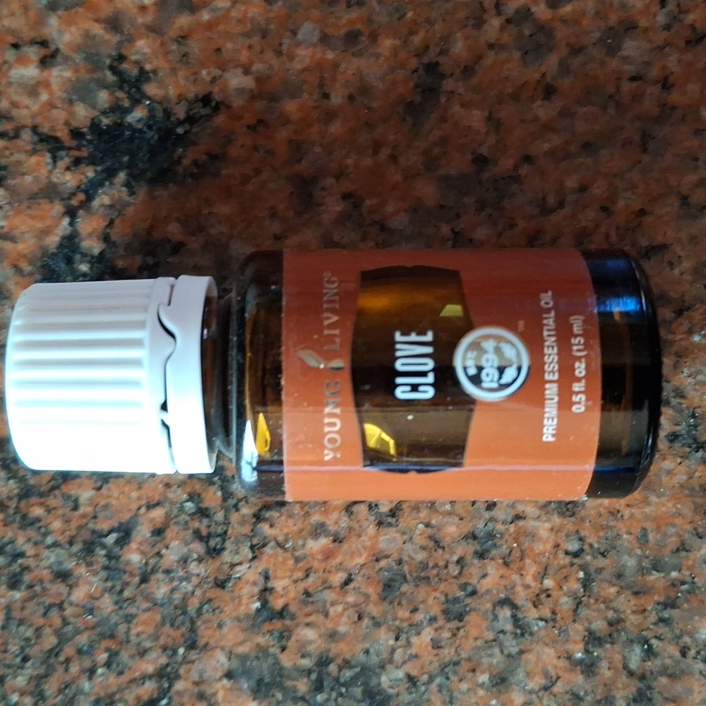 Young Living Clove Essential Oil in Brown Bottle